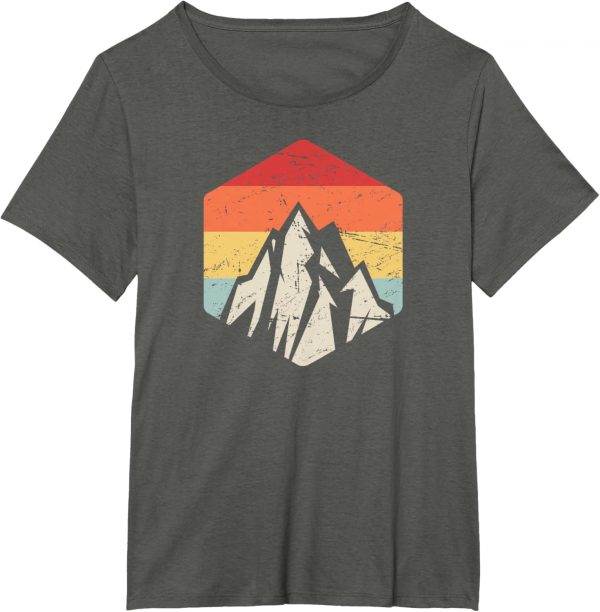 Retro Vintage Hiking Gift Outdoors Mountain Hiker T-shirt